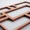Ekena Millwork Small Hastings Decorative Fretwork Wood Wall Panels, Cherry, 7 1/2"W x 11 3/8"H x 3/8"T WALW12X12X0375HASCH - alternate 2